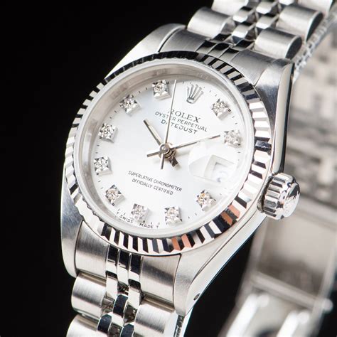 rolex oyster perpetual datejust diamonds woman|rolex datejust 36 with diamonds.